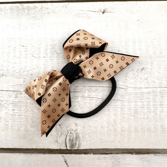 Louis Vuitton fabric hair tie. Unbranded. NEW. main image 5